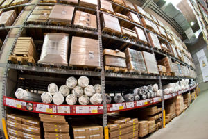 Image of Supply Chain Management in action at the warehouse level.